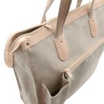Thielemann Shopper aus Leinen/Leder