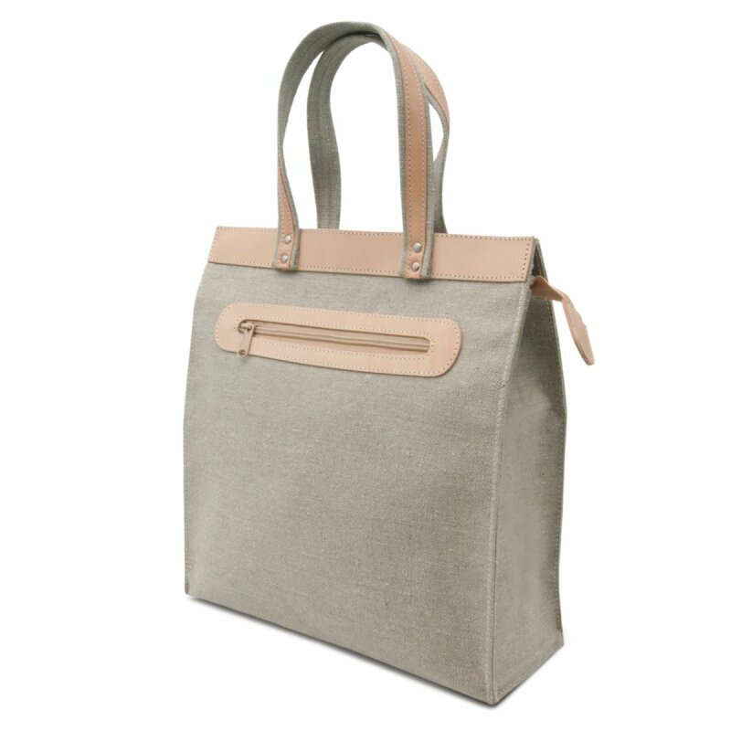 Thielemann Einkaufstasche aus Leinen/Leder jetzt kaufen