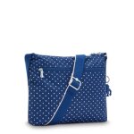 Kipling Alvar Schultertasche Crossbag soft dot blue