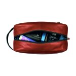 Leonhard Heyden Hamburg Waschtasche Kulturbeutel cognac