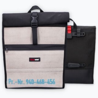 Feuerwear SAM Fahrradtasche ** weiß