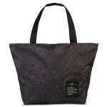 Fabrizio Strandtasche Badetasche schwarz-grau