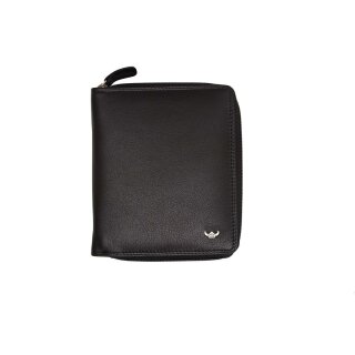 Golden Head Polo Leder-Börse in "schwarz"