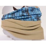 TWISTER Adult-Fleece Kopftuch/Schal in "stripe blue caramel"