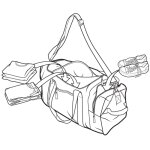 Burton BOOTHAUS BAG Large Reisetasche in Fish Blanket