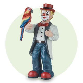Gilde Clown "Zwei bunte Vögel" limitierte Jahresfigur von 2015