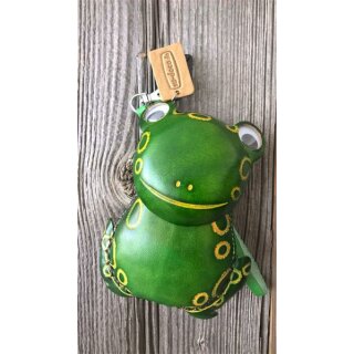 Su-Deco Lederbörse / Minitasche im Motiv Frosch